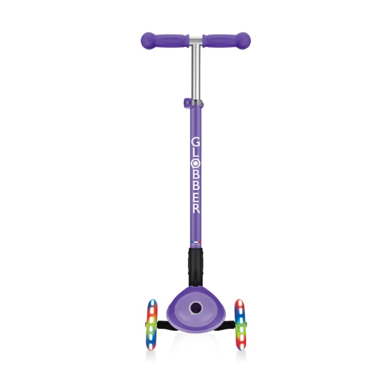 Globber Primo Plus Katlanabilir Işıklı Scooter - Mor