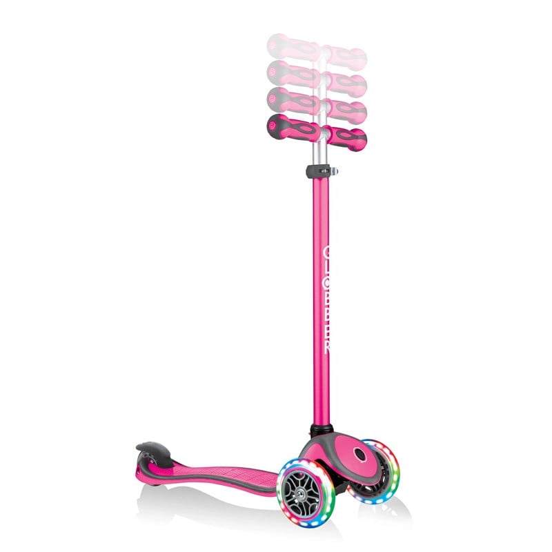 Globber Scooter/Evo Go Up Comfort Işıklı/Pembe