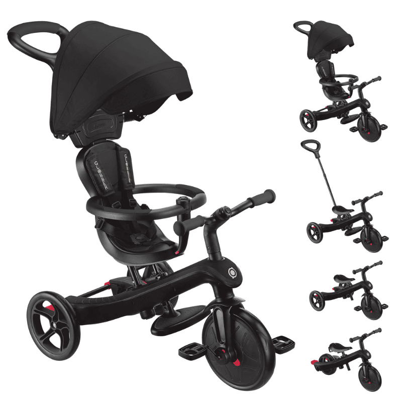 GlobberGlobber Explorer 4in1 Trike Bisiklet - Siyah