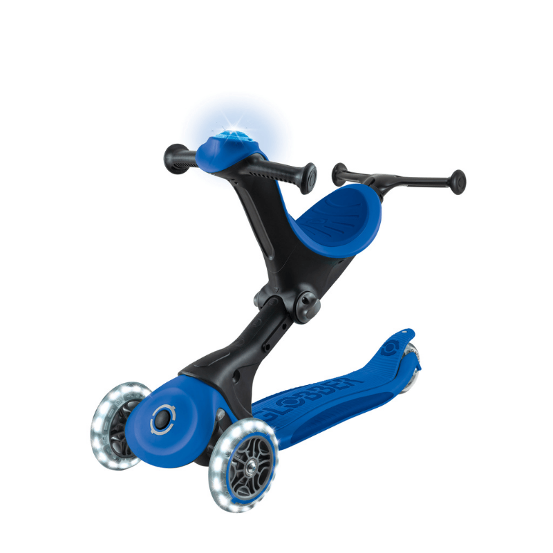 GlobberGlobber Go Up Deluxe Işıklı Scooter - Lacivert