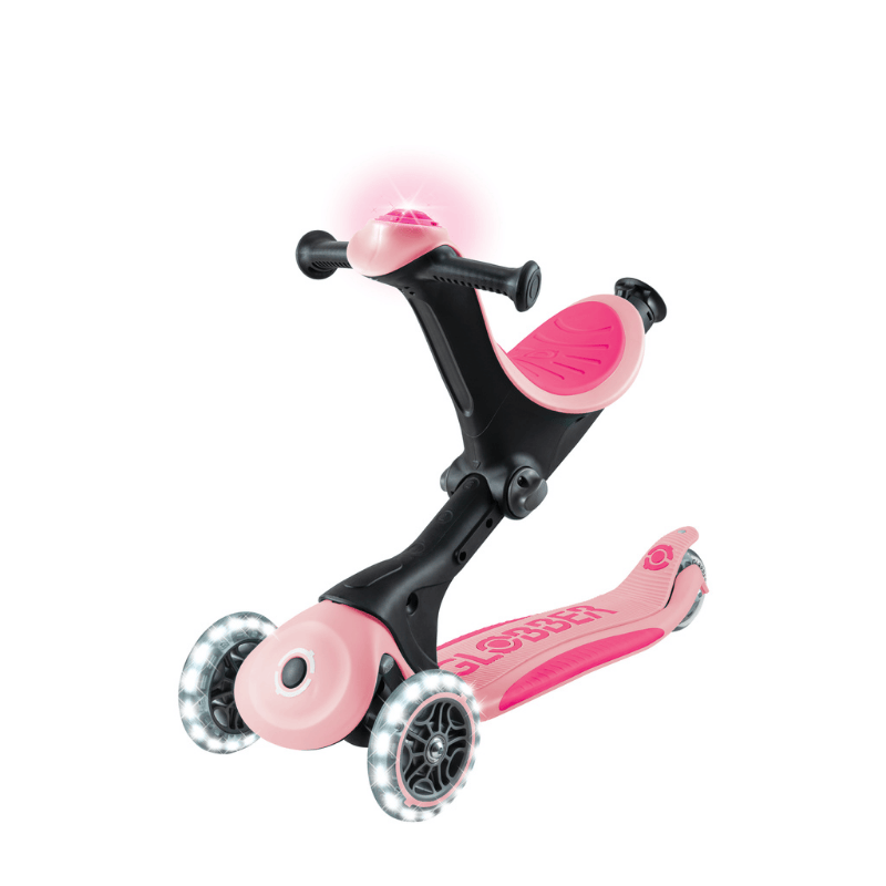 GlobberGlobber Go Up Deluxe Işıklı Scooter - Pastel Pembe