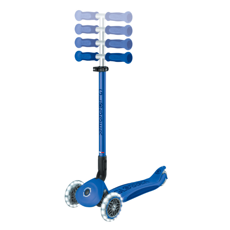 GlobberGlobber Go Up Deluxe Işıklı Scooter - Lacivert