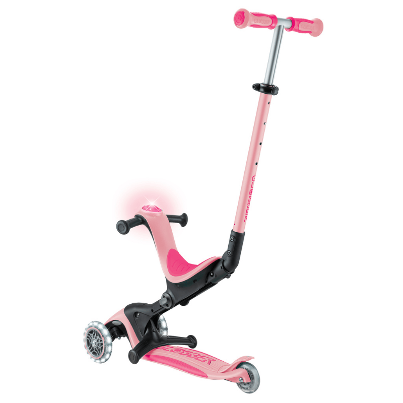 GlobberGlobber Go Up Deluxe Işıklı Scooter - Pastel Pembe