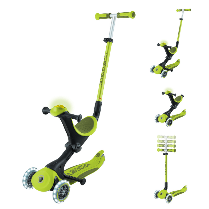 GlobberGlobber Go Up Deluxe Işıklı Scooter - Yeşil