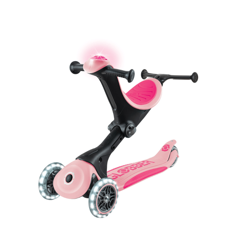 GlobberGlobber Go Up Deluxe Işıklı Scooter - Pastel Pembe