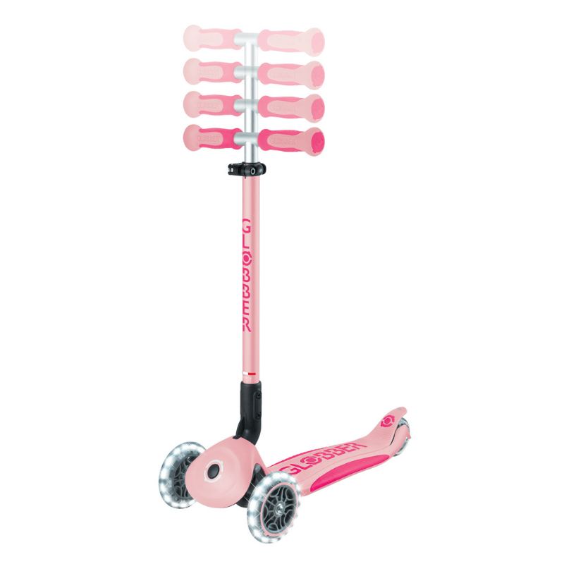 GlobberGlobber Go Up Deluxe Işıklı Scooter - Pastel Pembe