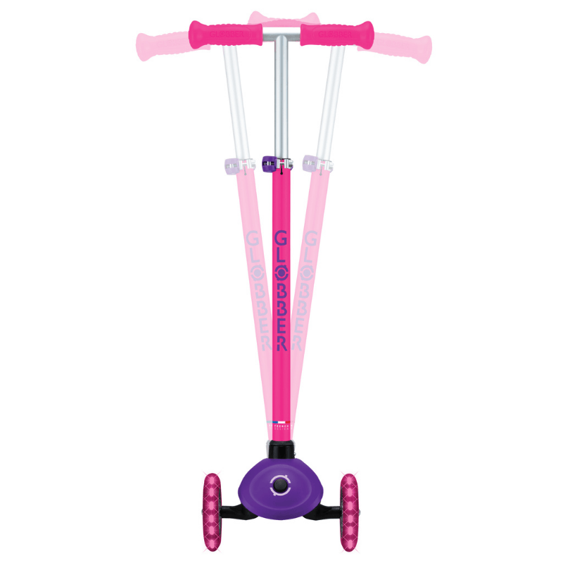 GlobberGlobber Primo Plus Işıklı Scooter - Neon Pembe