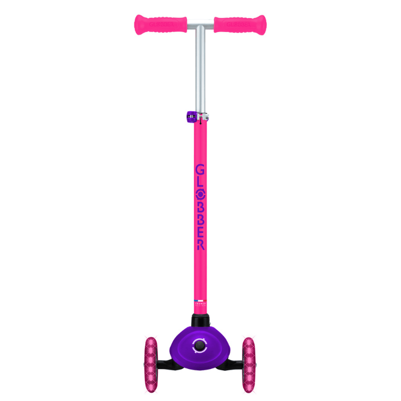GlobberGlobber Primo Plus Işıklı Scooter - Neon Pembe