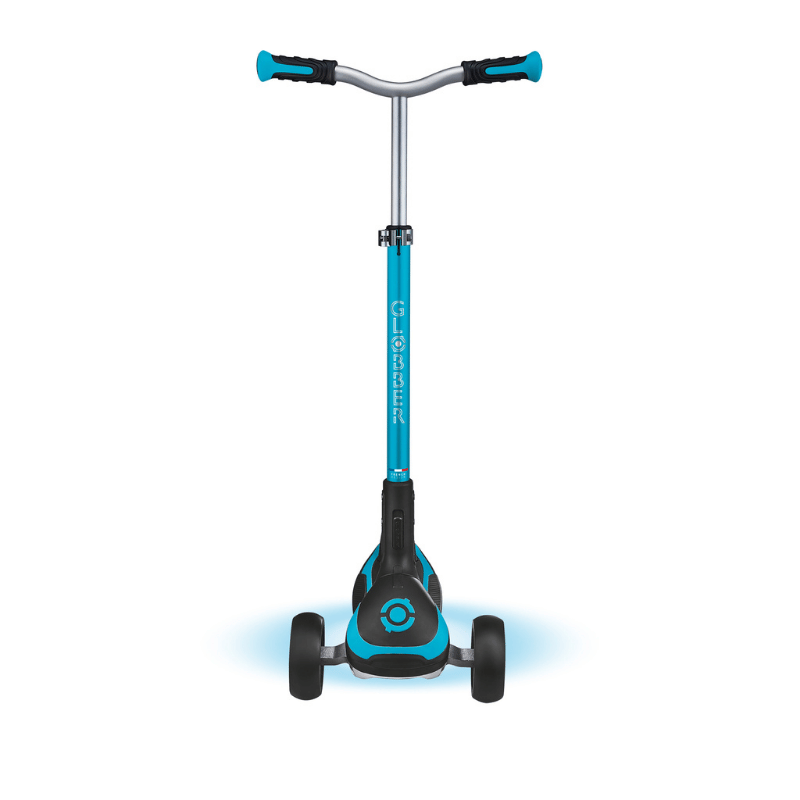 GlobberGlobber Ultimum Işıklı Scooter - Deniz Mavisi