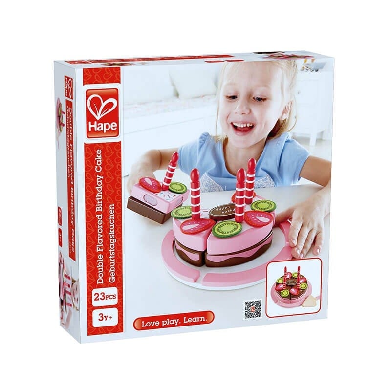 Hape Çift Aromalı Oyuncak Doğum Günü Pastası
