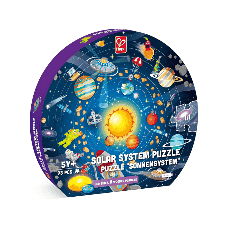 Hape Puzzle Güneş Sistemi Yuvarlak Yapboz