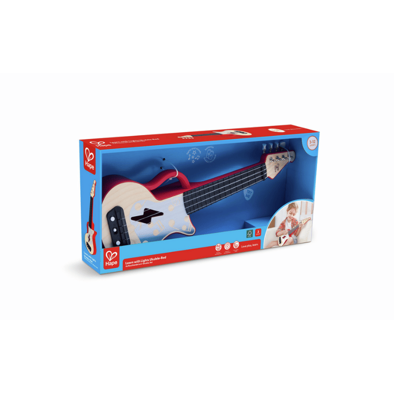 HapeHape Işıklı Öğretici Ukulele