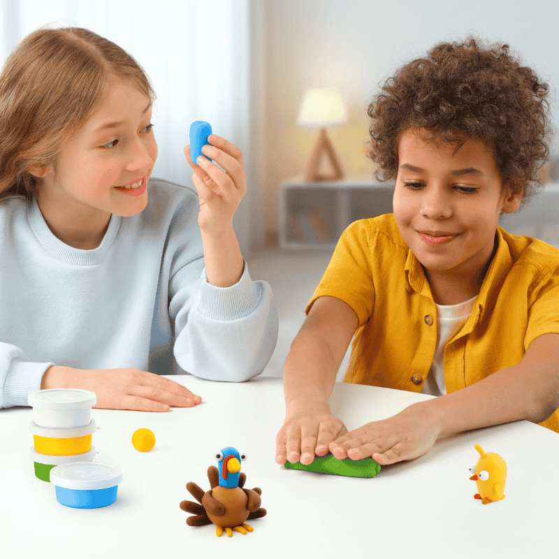 Hey Clay Yaratıcı Kil Seti - Farm Birds