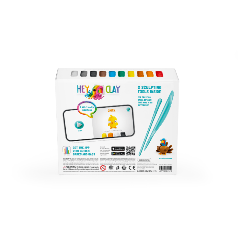 Hey Clay Yaratıcı Kil Seti - Farm Birds