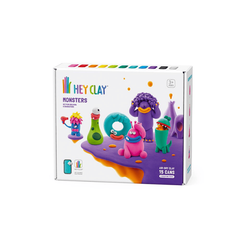 Hey Clay Yaratıcı Kil Seti - Monsters
