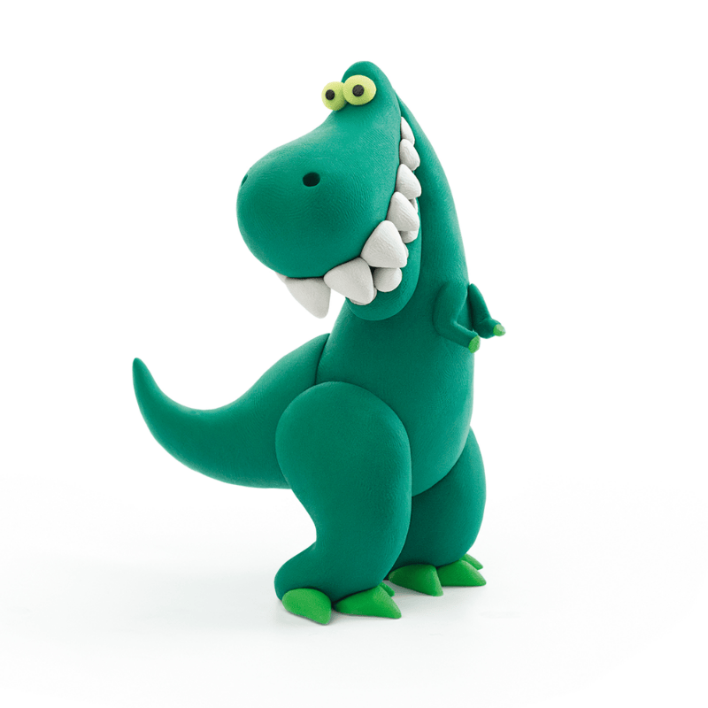 Hey Clay Yaratıcı Kil Seti - Pterodactylus, Triceratops, Tyrannosaurus