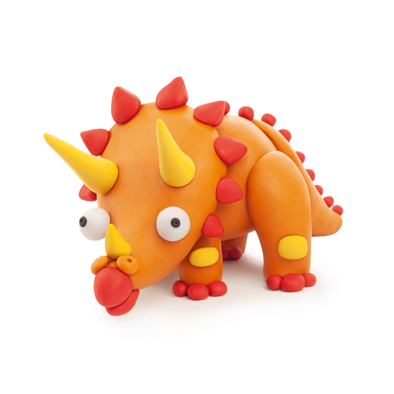 Hey Clay Yaratıcı Kil Seti - Pterodactylus, Triceratops, Tyrannosaurus