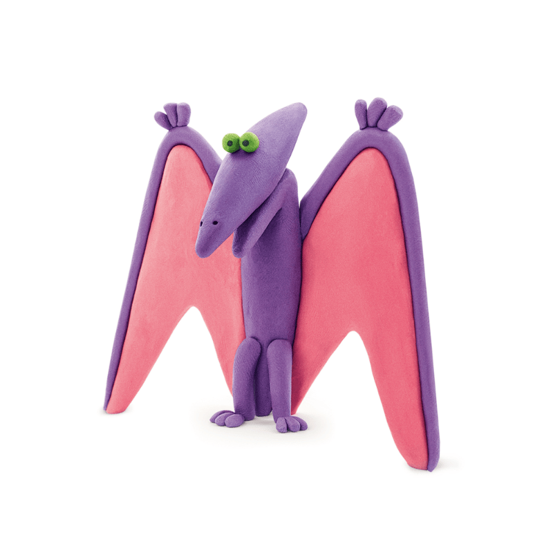 Hey Clay Yaratıcı Kil Seti - Pterodactylus, Triceratops, Tyrannosaurus