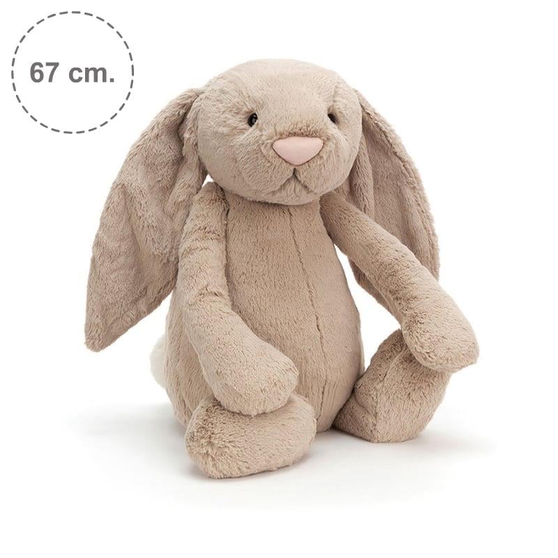 Jellycat Bashful Bej Tavşan Dev Boy 67 cm