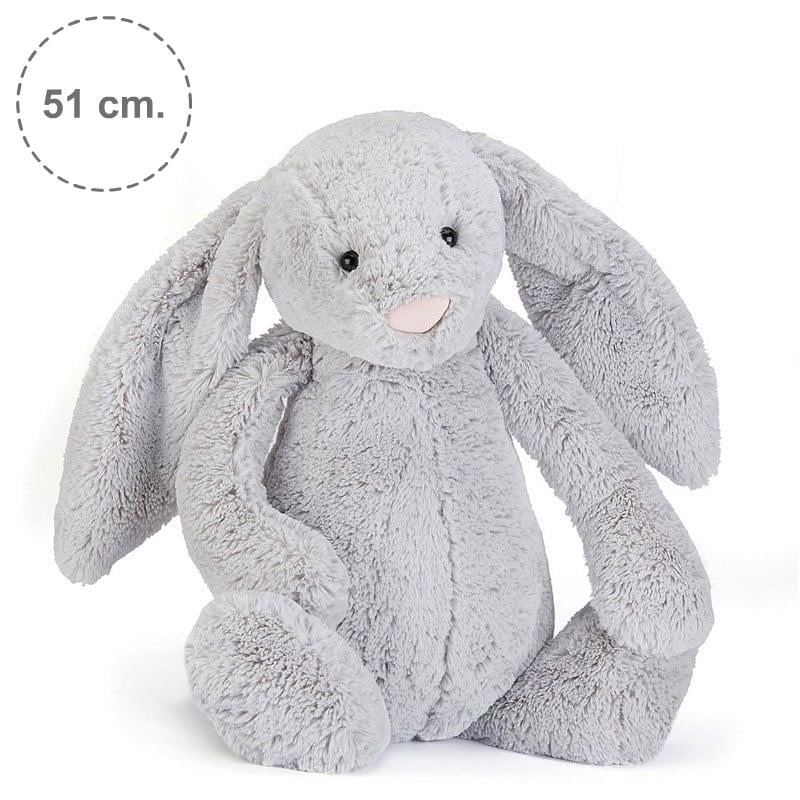 Jellycat Bashful Gri Tavşan Mega Boy 51 cm