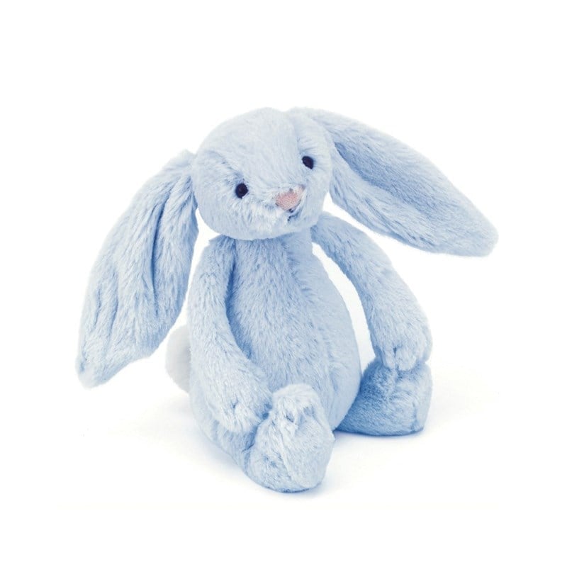 Jellycat Bashful Mavi Tavşan Çıngıraklı