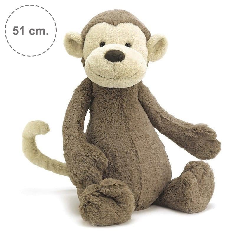 Jellycat Bashful Maymun Mega Boy 51 cm