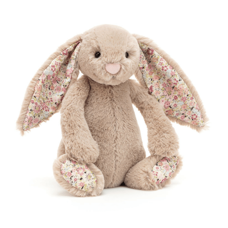 Jellycat Çiçekli Bej Tavşan Küçük Boy 18 cm
