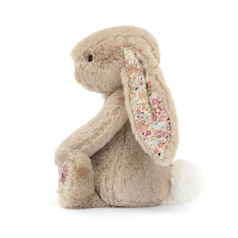 Jellycat Çiçekli Bej Tavşan Küçük Boy 18 cm