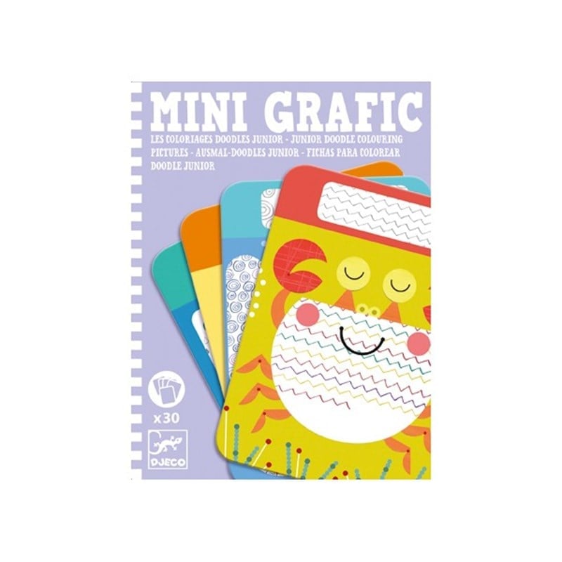 Junior doodle colouring pictures