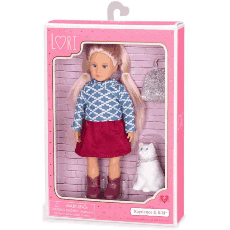 Lori Kaydence ve Kiki Oyuncak Bebek - 15 cm