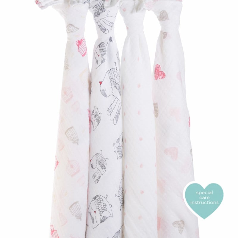 Aden Anais Dörtlü Müslin Set/Lovebird