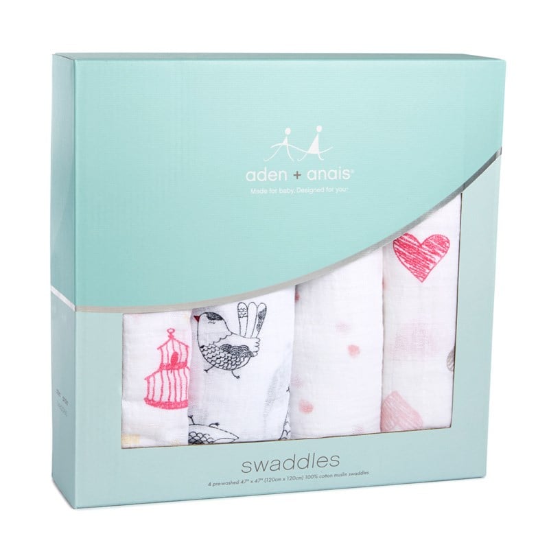 Aden Anais Dörtlü Müslin Set/Lovebird