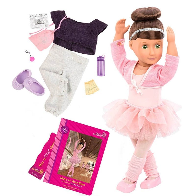 Our Generation Sydney Lee ve Kitabı Oyuncak Bebek