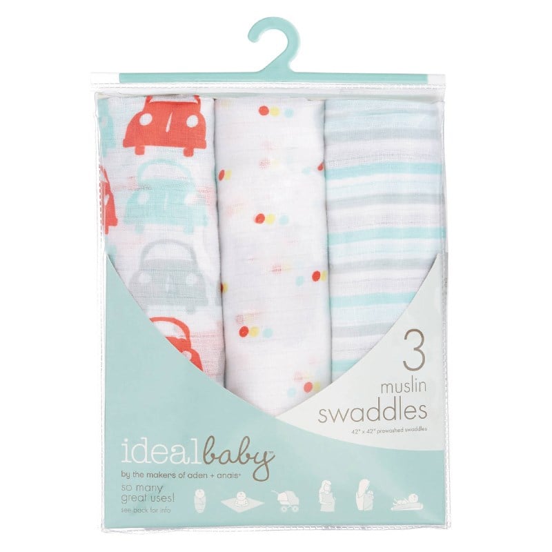 Ideal Baby Üçlü Müslin Set/Road Trip