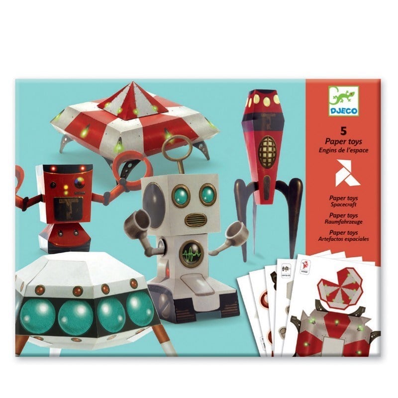 Djeco Kağıt Oyuncaklar/Spacecraft
