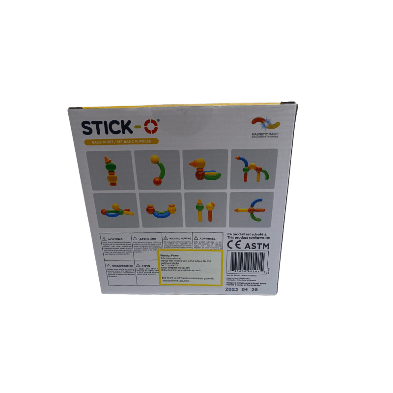 Stick-O Mıknatıslı Başlangıç Seti 10 Parça