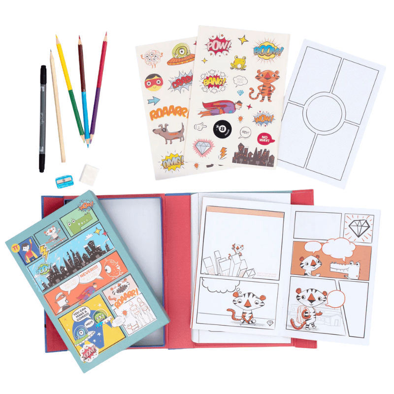 Tiger Tribe Comic Book Kit - Practice Plan Create