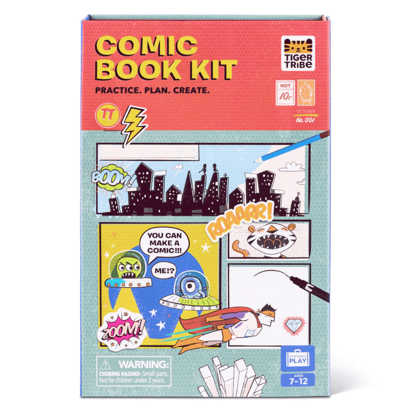 Tiger Tribe Comic Book Kit - Practice Plan Create