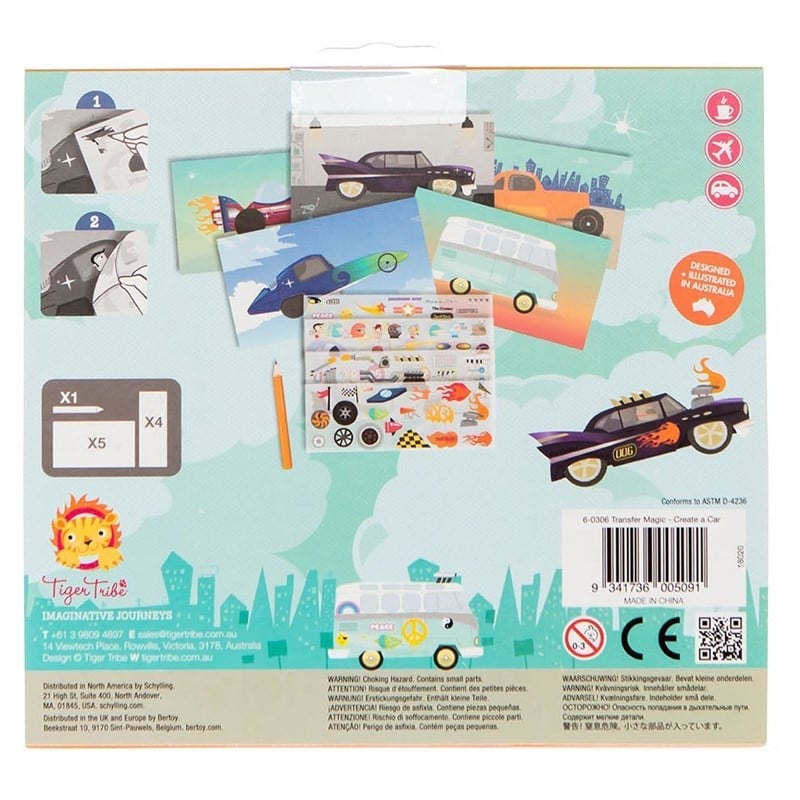 Tiger Tribe Sihirli Boyama - Create A Car