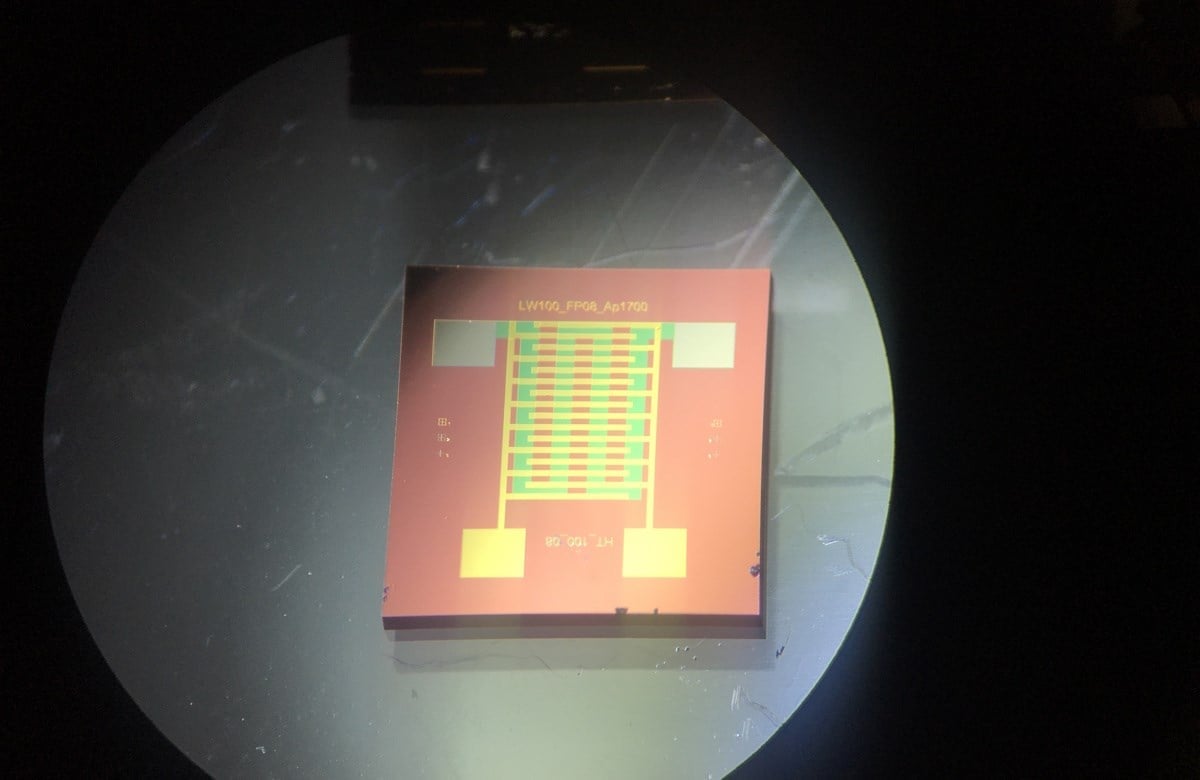Chemiresistive Gas Sensor Platform with Integrated Heater (5x5 mm²)