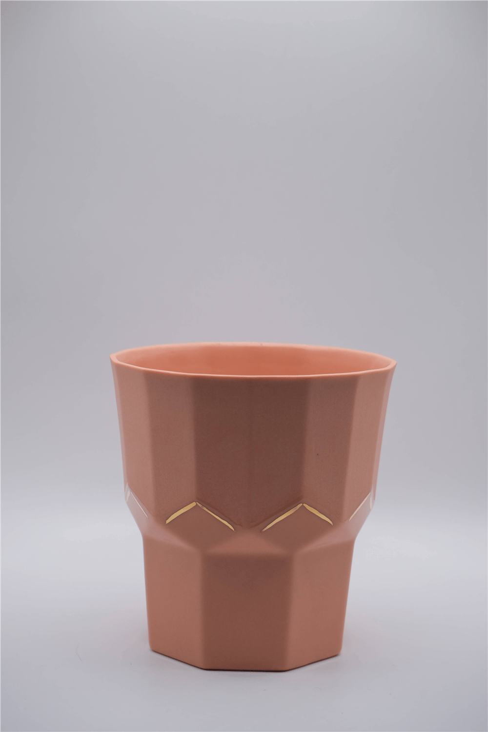 Facet Tumbler - Light Tangerine