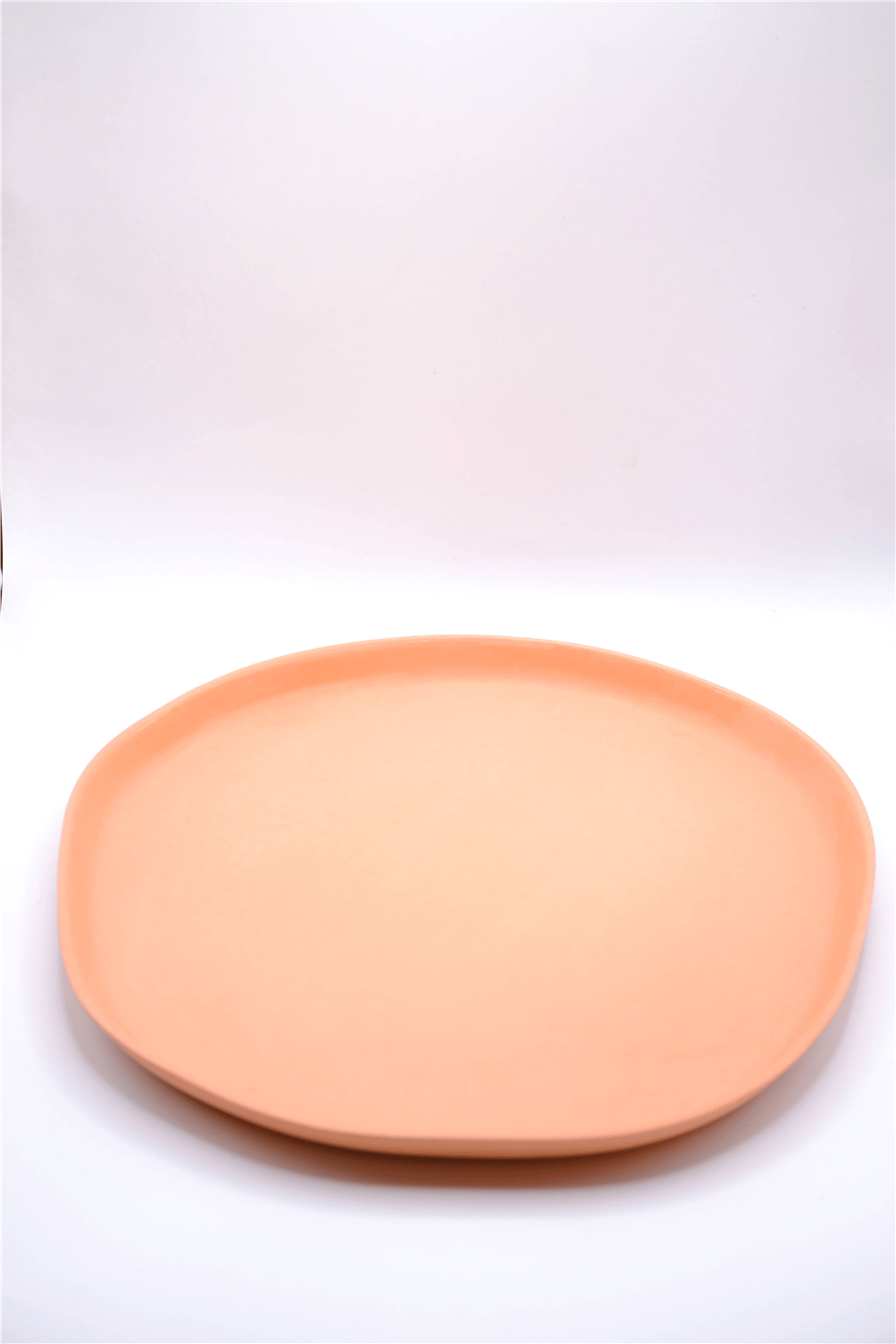 Organic Edge Plate - Tangerine 