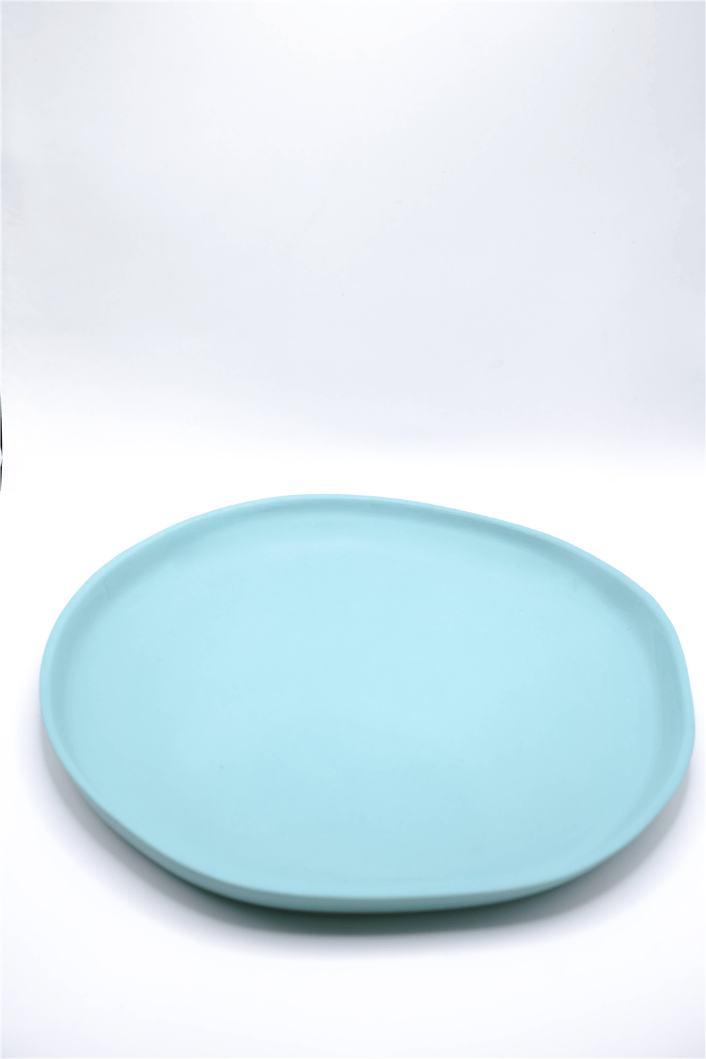 Organic Edge Plate - Tiffany Mint 