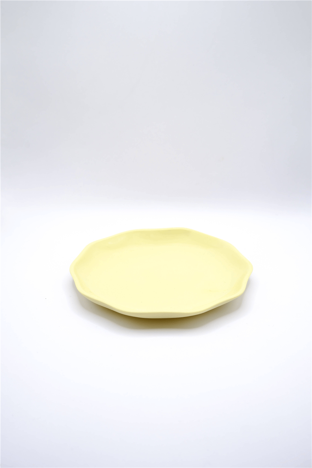 Wavy Rim Plate - Sunny