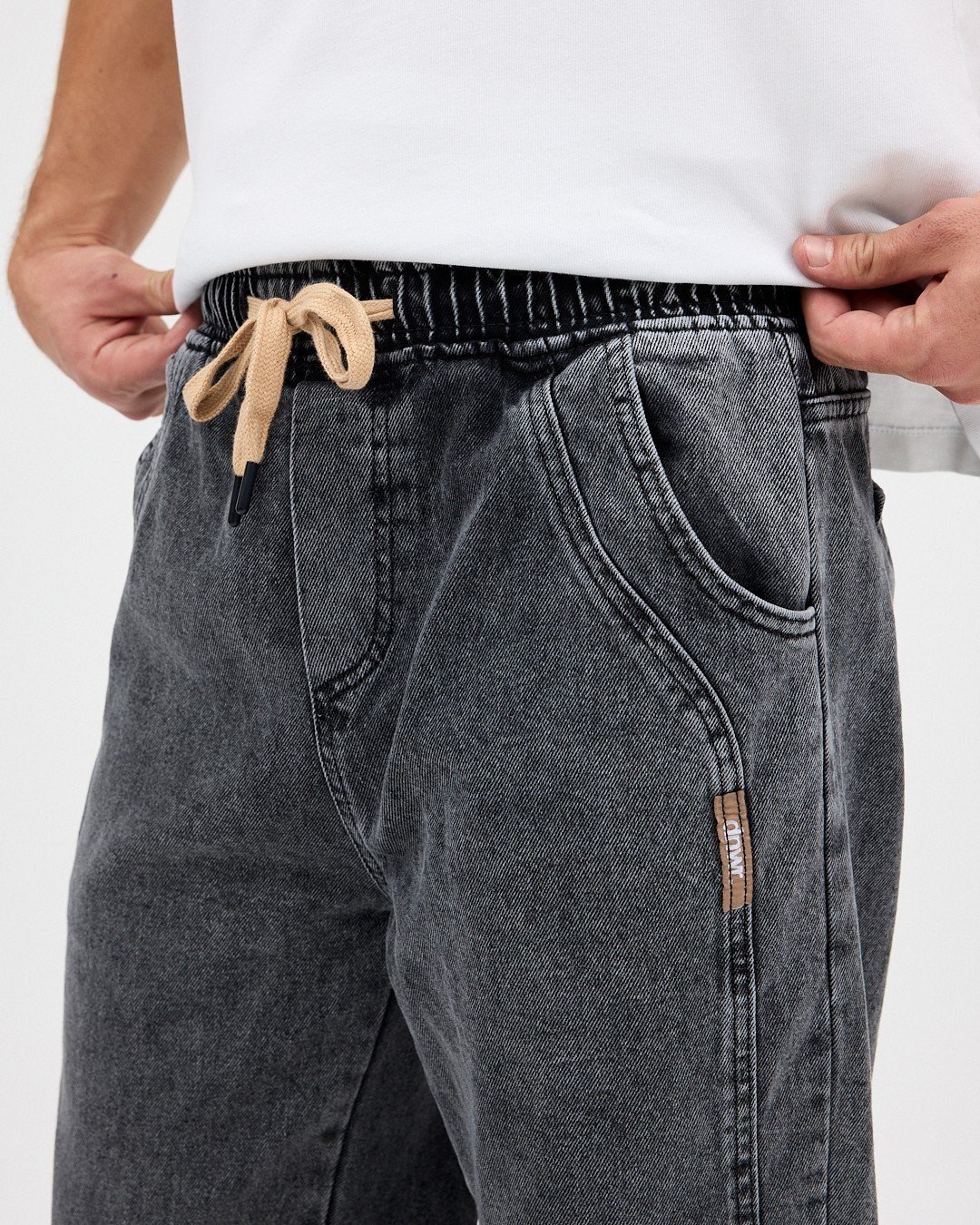 AMERİCANO BAGGY JEAN  KOT PANTOLON (FÜME)