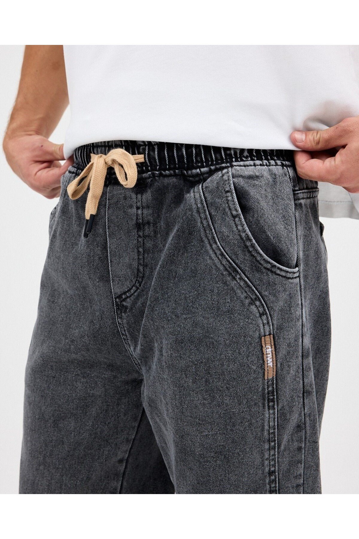 AMERİCANO BAGGY JEAN PANTOLON (FÜME)