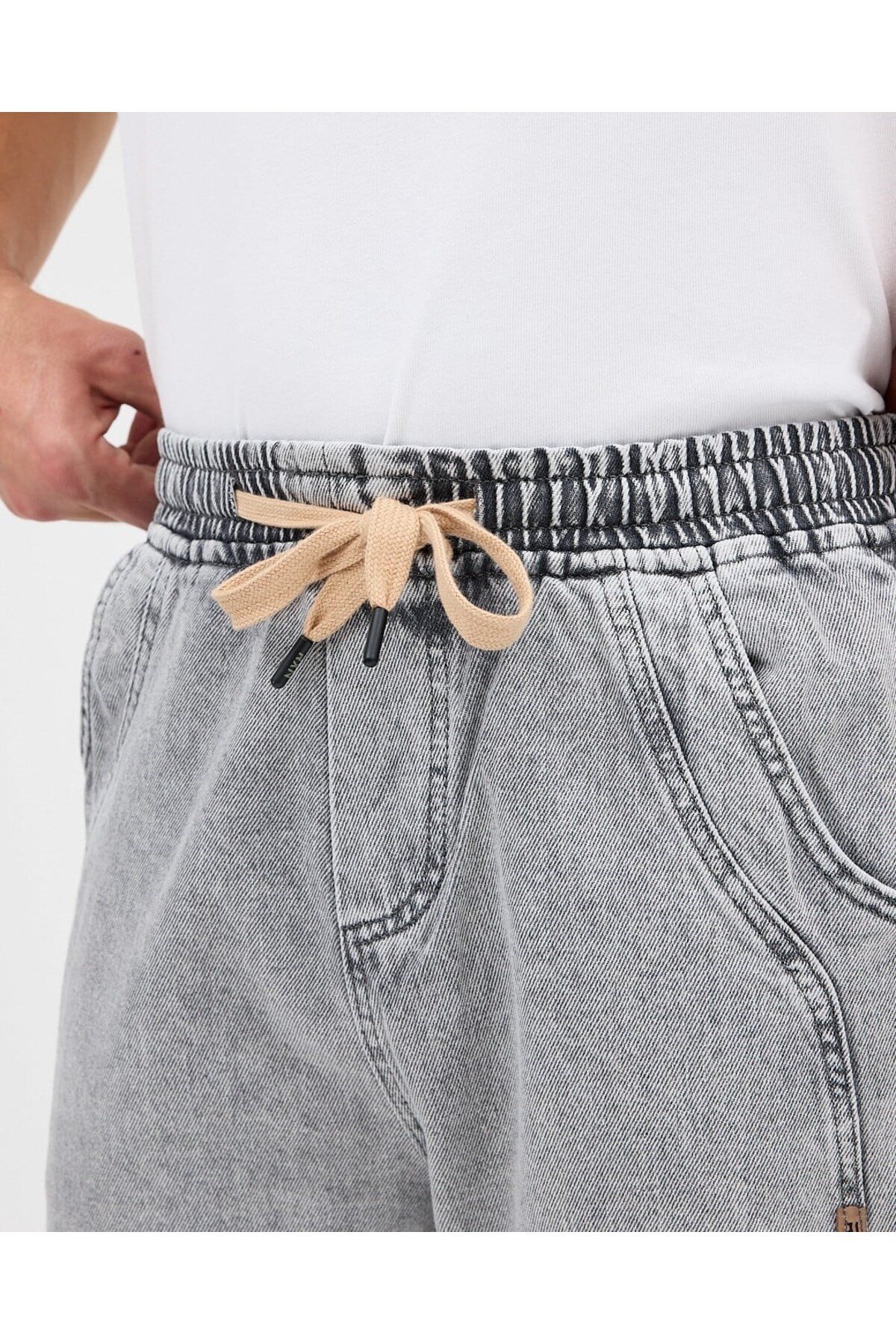 AMERİCANO BAGGY JEAN PANTOLON (KAR GRİ)