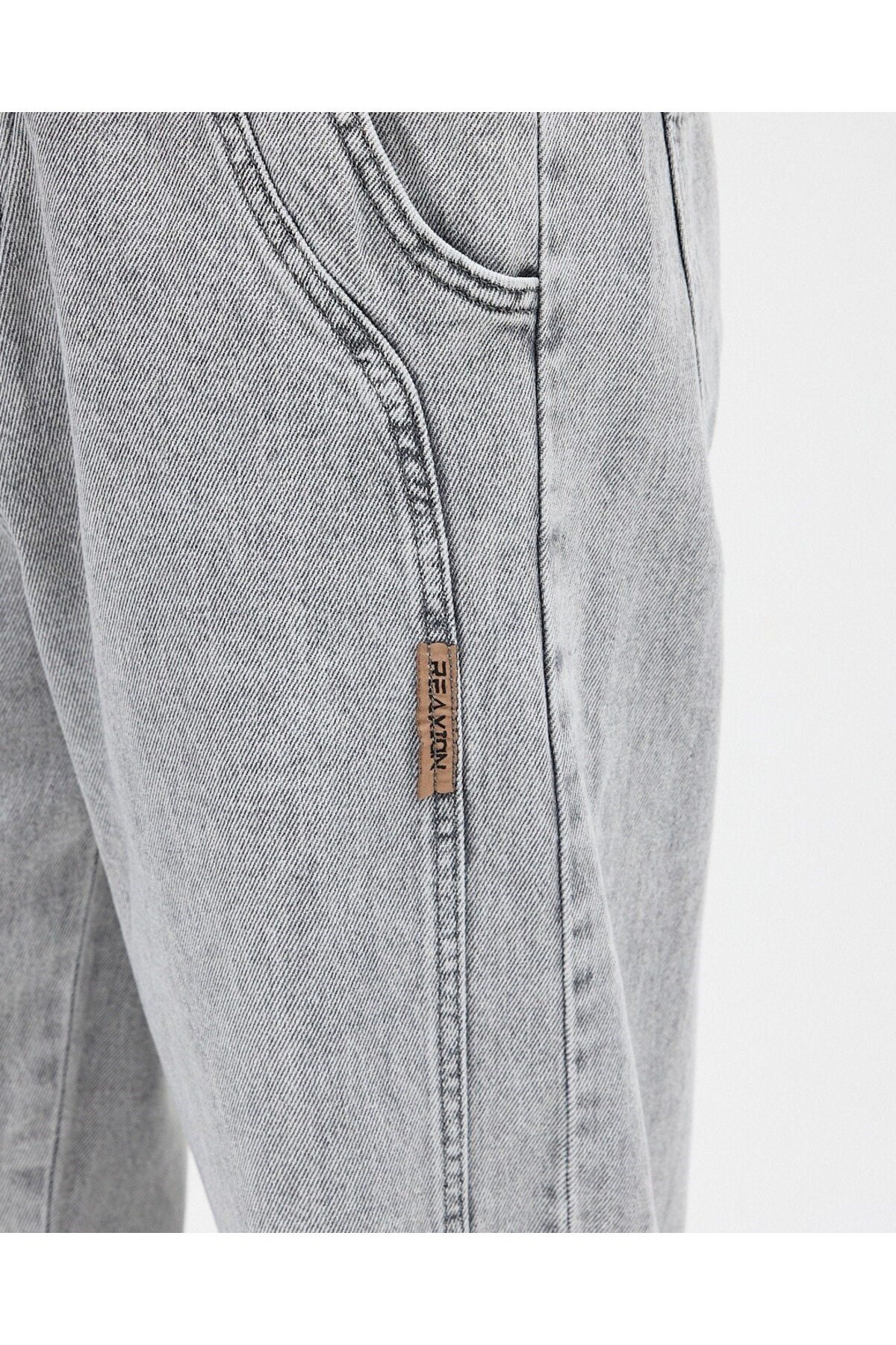 AMERİCANO BAGGY JEAN PANTOLON (KAR GRİ)