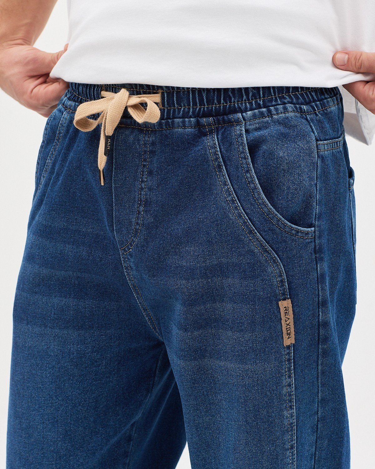 AMERİCANO BAGGY KOT PANTOLON (KOYU MAVİ)