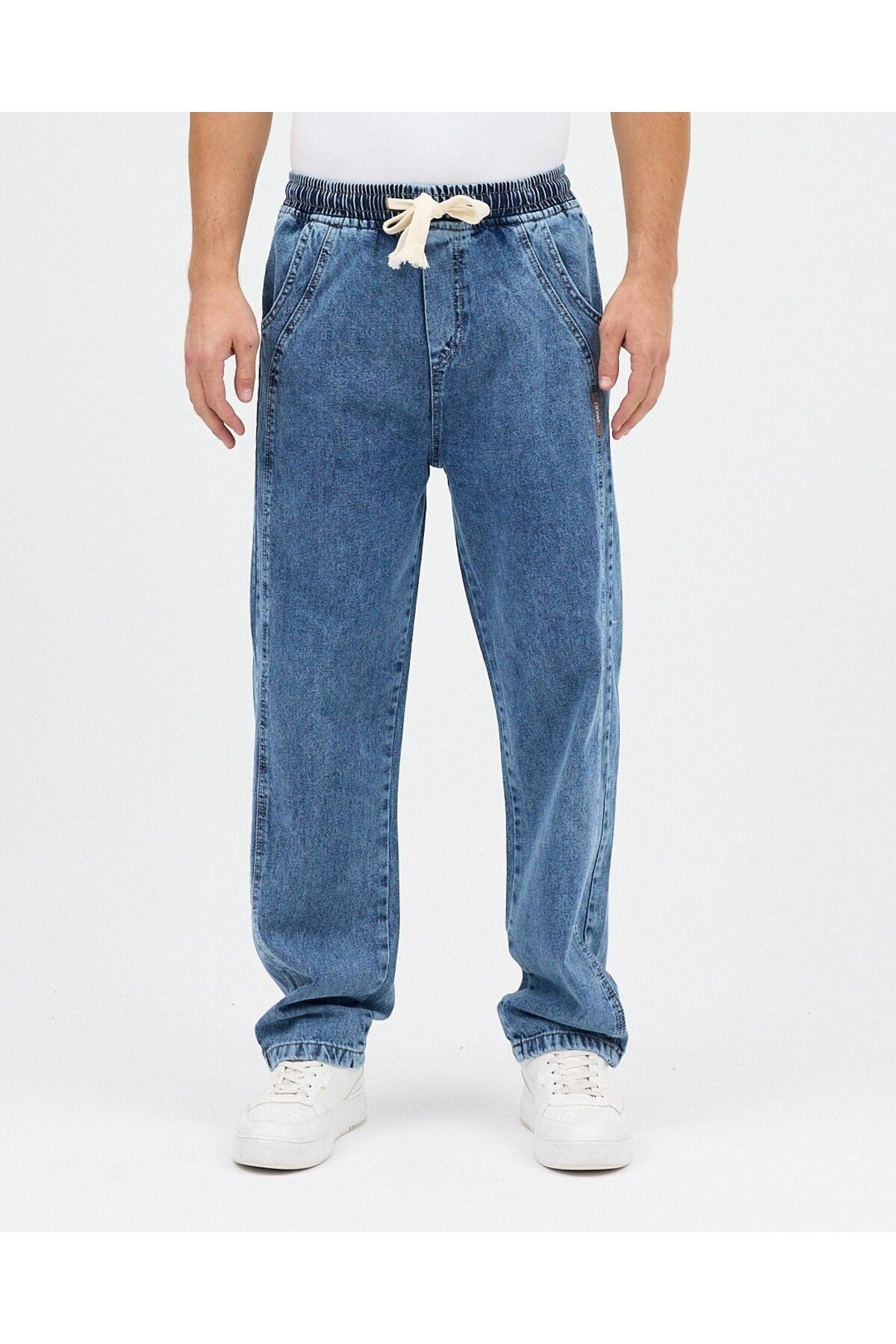 AMERİCANO BAGGY KOT PANTOLON (MAVİ)